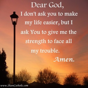 Lord, give me the strength!
