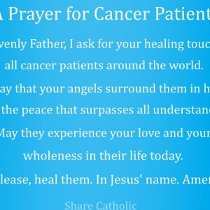 A Prayer for Cancer Patients