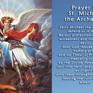 Prayer to St. Michael the Archangel