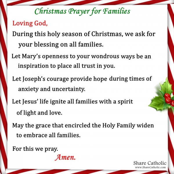 A Family Christmas Prayer