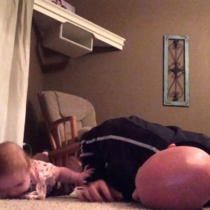 Baby Daughter And Father Workout Is The Cutest Thing You’ll See Today