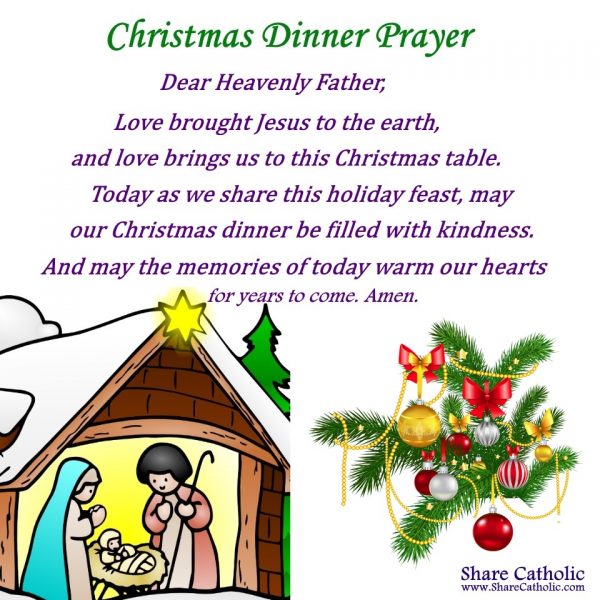 A Christmas Dinner Prayer