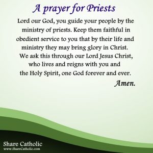 A prayer for Priests