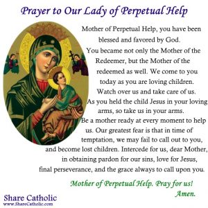 Prayer to Our Lady of Perpetual Help